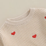 2023-10-12 Lioraitiin 0-18M Baby Girl Knit Sweater Love