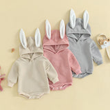 2023-12-05 Lioraitiin 0-18M Infant Baby Easter Hood Jumpsuit