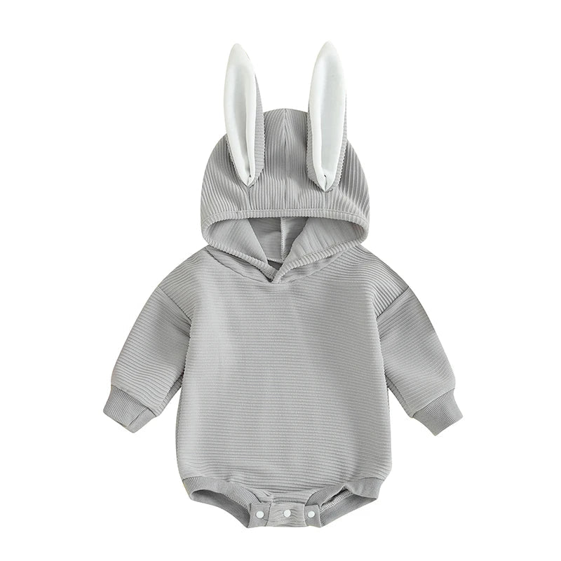 2023-12-05 Lioraitiin 0-18M Infant Baby Easter Hood Jumpsuit