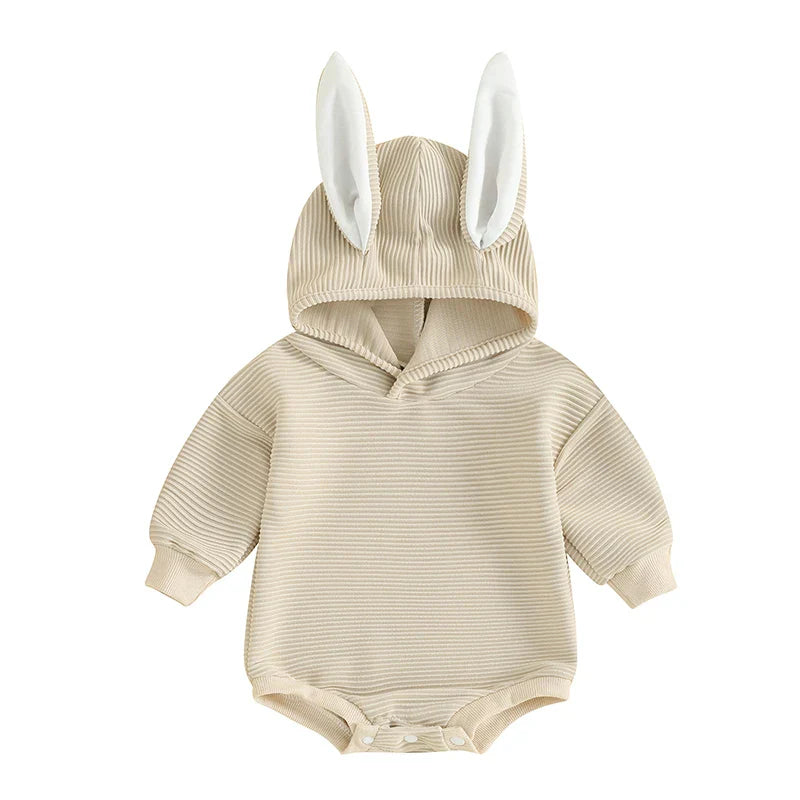 2023-12-05 Lioraitiin 0-18M Infant Baby Easter Hood Jumpsuit