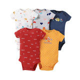 2023 Baby Bodysuit Baby Girl Jumpsuit 5-pack Summer