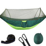 2023 Camping Hammock with Mosquito Net Pop-Up Light