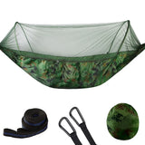 2023 Camping Hammock with Mosquito Net Pop-Up Light