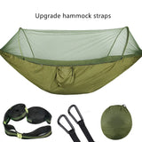 2023 Camping Hammock with Mosquito Net Pop-Up Light