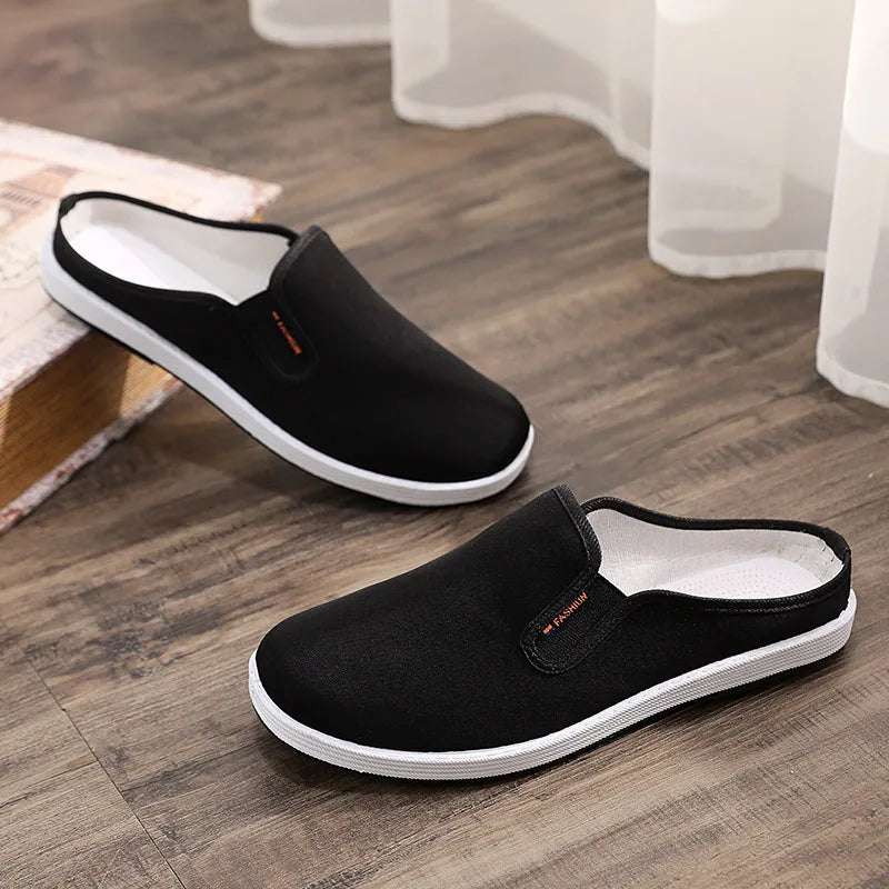 2023 Men's Cloth Shoes – Soft Sole with Chinese Embroidery