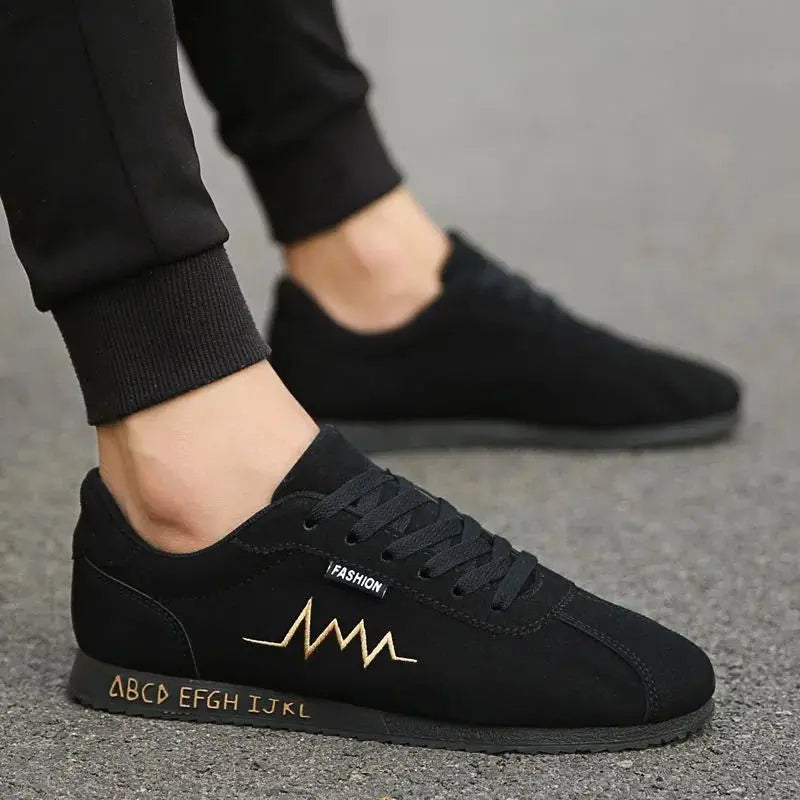 2023 Men's Red Summer Low Canvas Sneakers – Breathable Trainers