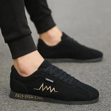 2023 Men's Red Summer Low Canvas Sneakers – Breathable Trainers