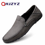 2023 Men's Genuine Leather Loafers – Casual Handmade Slip-Ons