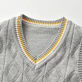 2023 Ins New Fashion Boys Sweater Vest Children