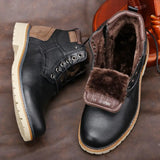 2023 Men's Winter Shoes Warm Comfortable NonSlip Leather