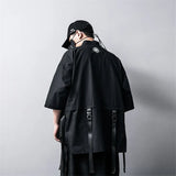 2023 New Japanese Traditional Black Kimono Cardigan Diablo