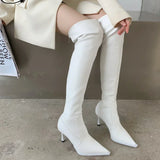 2023 Over The Knee Leather Boots for Women