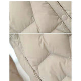 2023 New Mid-Length Puffer Coats Women's Round Neck