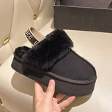 2023 New Suede Women's Flat Shoes Winter Fashion