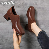 2023 New Thick Heel High Heels Women's Autumn