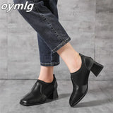 2023 New Thick Heel High Heels Women's Autumn