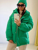 2023 New Winter Women Oversized Parkas Jackets Casual