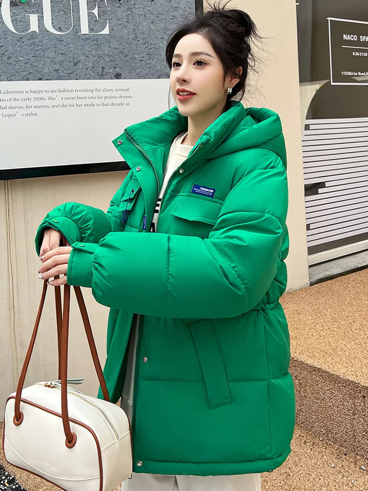 2023 New Winter Women Oversized Parkas Jackets Casual