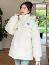 2023 New Winter Women Oversized Parkas Jackets Casual
