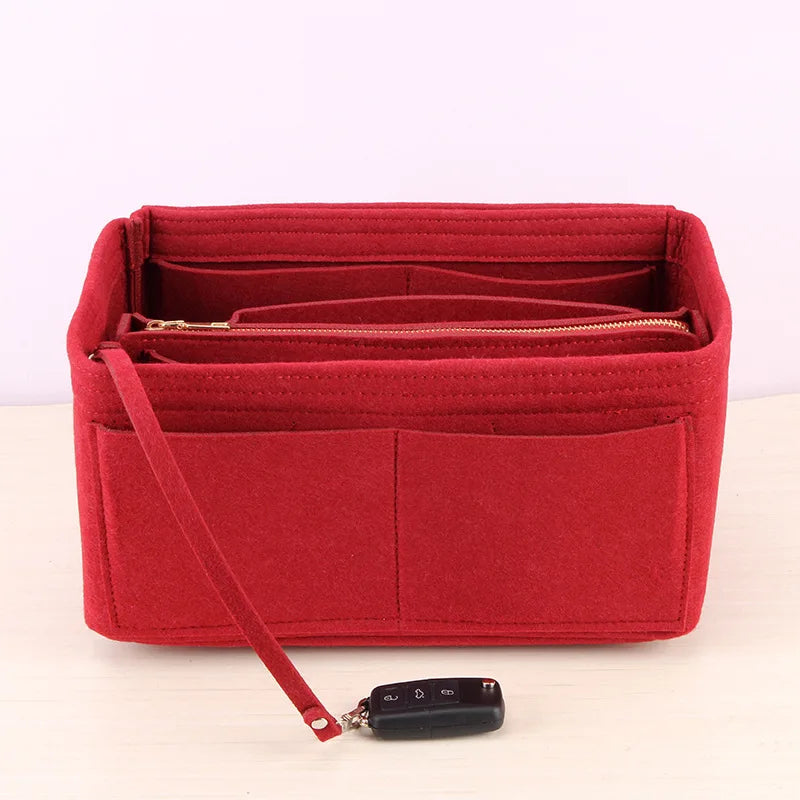 2023 Women’s Makeup Organizer Felt Insert Bag