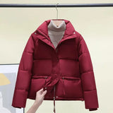 2023 New Women Parkas Winter Thick Casual Stand-up