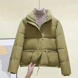 2023 New Women Parkas Winter Thick Casual Stand-up