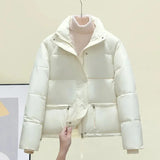 2023 New Women Parkas Winter Thick Casual Stand-up