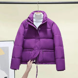 2023 New Women Parkas Winter Thick Casual Stand-up