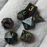 2023 Resin Dice 7PCs Dnd Set Solid Polyhedral