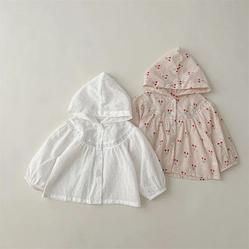 2023 Summer New Baby Long Sleeve Hooded Sunscreen