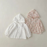 2023 Summer New Baby Long Sleeve Hooded Sunscreen