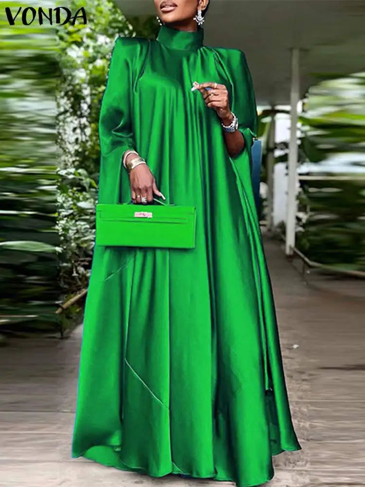 2023 VONDA 5XL Plus Size Women Dress Stand