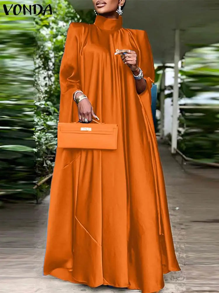 2023 VONDA 5XL Plus Size Women Dress Stand