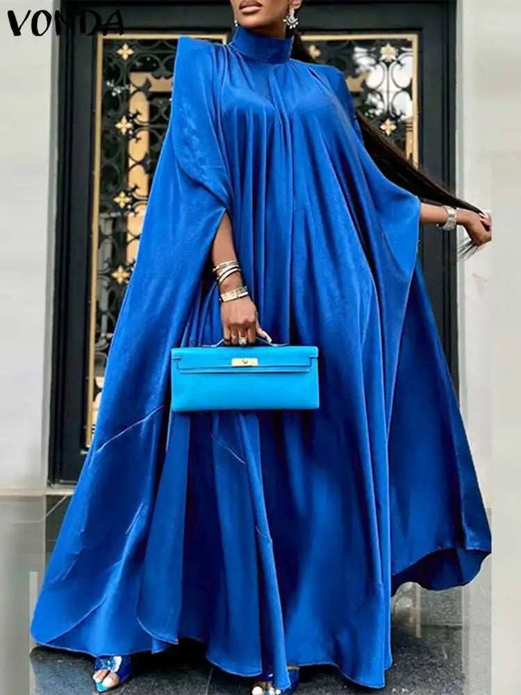 2023 VONDA 5XL Plus Size Women Dress Stand