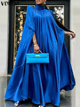2023 VONDA 5XL Plus Size Women Dress Stand