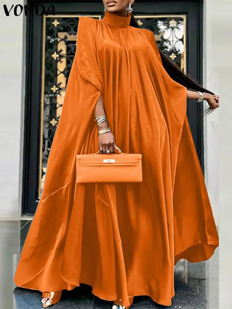 2023 VONDA 5XL Plus Size Women Dress Stand