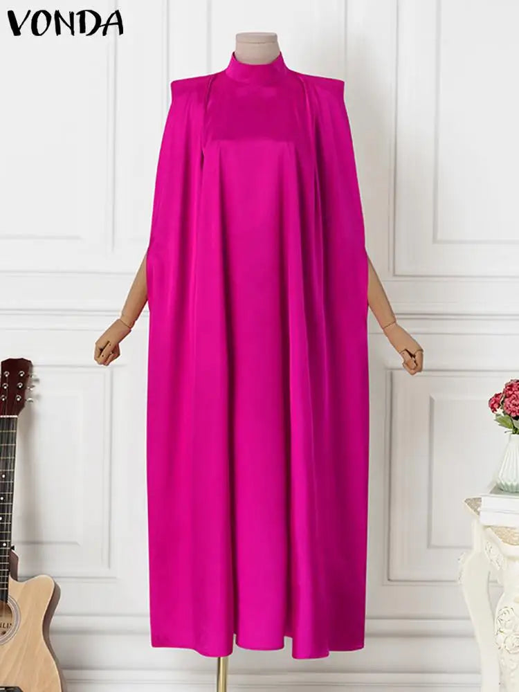 2023 VONDA 5XL Plus Size Women Dress Stand