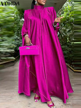 2023 VONDA 5XL Plus Size Women Dress Stand