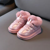 2023 Winter Snow Boots For Girls PU Leather