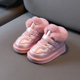2023 Winter Snow Boots For Girls PU Leather
