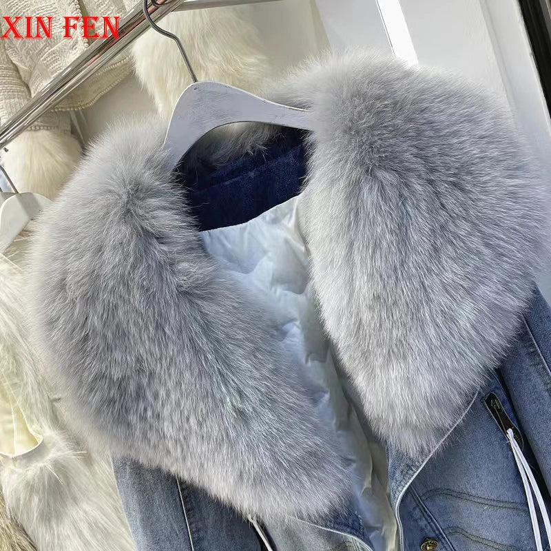 2023 Winter Women New Luxury Natural True Fox