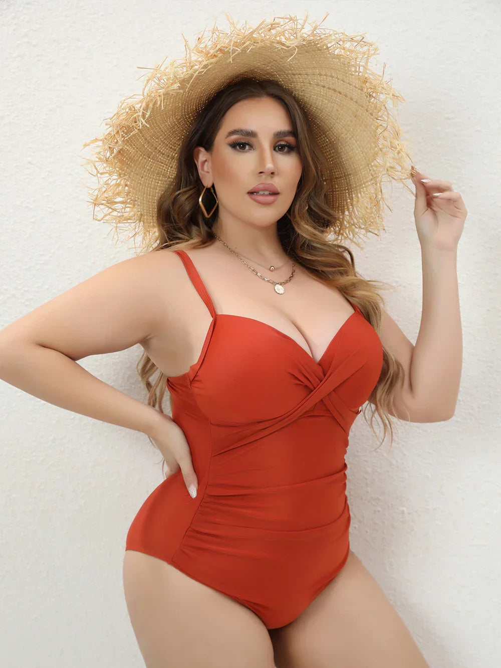 2023 Women New Swimsuit One Piece Swimwear Plus