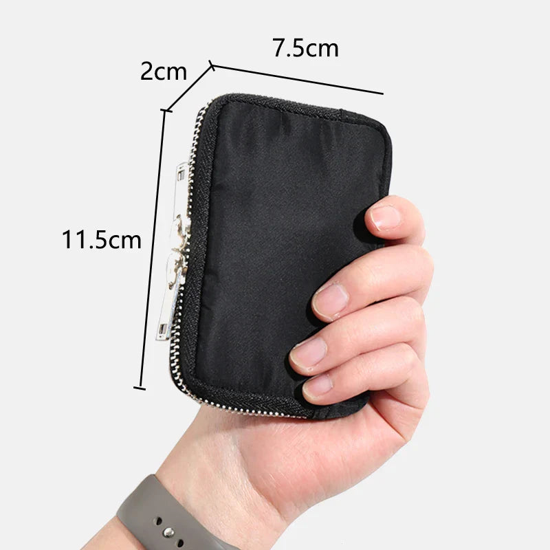 2023 Men's Zipper Wallet Card Holder