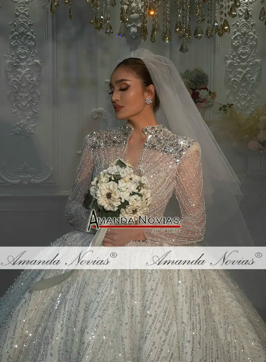 2024 Amanda Novias Original Design Luxury Wedding Dress