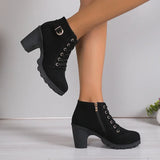 2024 Women's Lace-Up Ankle Boots