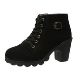 2024 Women's Lace-Up Ankle Boots