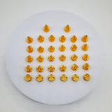 2024 Punk Metal Rivet Shoe Charms Designer Vintage