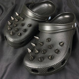 2024 Punk Metal Rivet Shoe Charms Designer Vintage