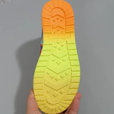 "2024 Women's Rainbow Canvas Lace-Up Sneakers"