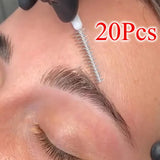20Pcs Disposable Mini Eyebrow Brushes Brow Lift Tool